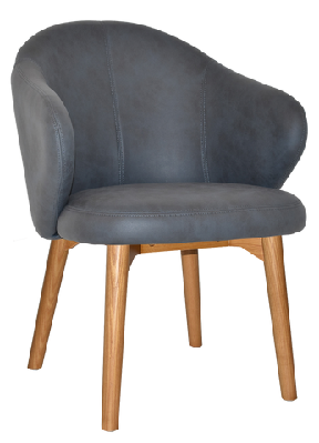 ez arm chair hugo timber lightoakpelle navy