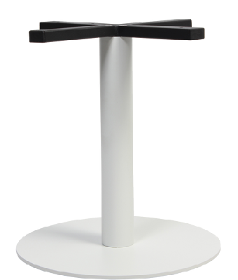 ez base coffee table porto disc 400mm white white matt / 400mm 