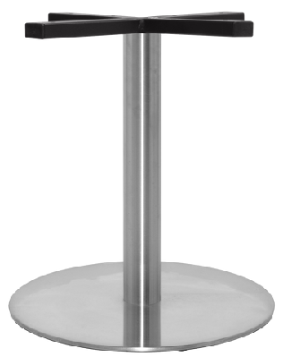 ez base coffee table prague disc 400mm s/s brushed s/s / 450mm 