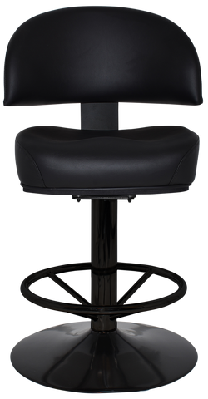 ez gaming stool macau disc black disc polished + vinyl black 