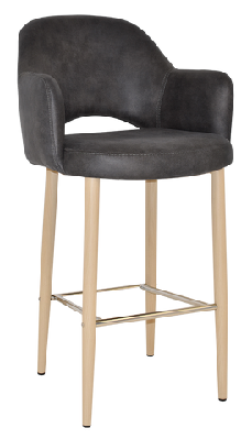 ez stool albury arm 750 metal birch eastwood slate 