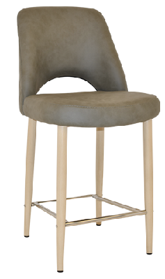 ez stool albury side 650 metal birchvinyl charcoal