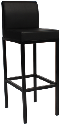 ez dublin black metal leg vinyl seat barstoolblack