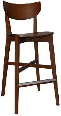 ez stool rialto lightwalnut light walnut - vinyl tan 