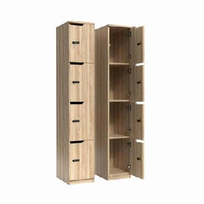 ol knox 4 door melamine lockernew oak