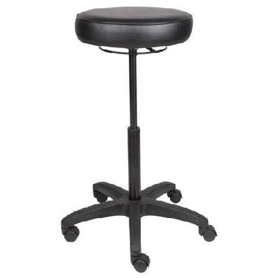 ma lab pu upholstered industrial stool with ring lever 640 to 885mm 