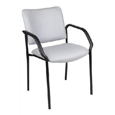 ma lazer 40 fabric or vinyl upholstered drop armchair black / pacific vinyl 