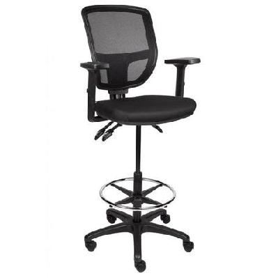 ma lily mesh back drafting chair with arms