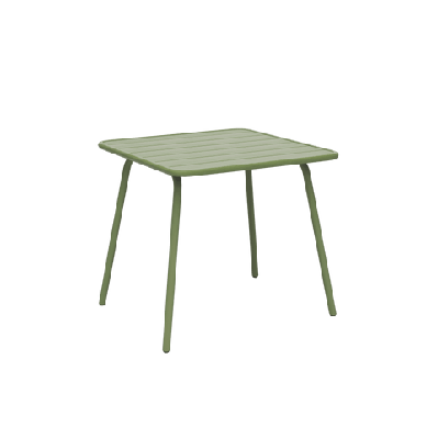 fl lisbon aluminium hospitality outdoor square table blue 
