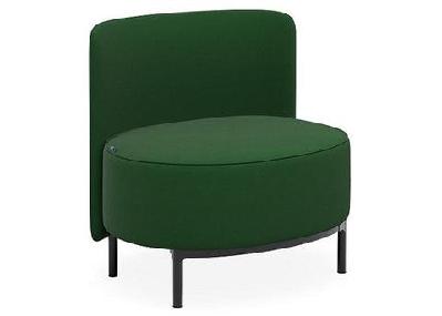 dd lola pu leather upholstered breakout loungegreen