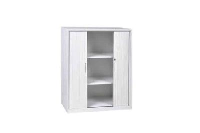 dd lunar tambour door cabinet750w x 450d x 1095h / without planterbox / white
