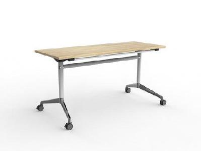 ol modulus flip table with rectangle topnew oak top white base / l1500 x d600