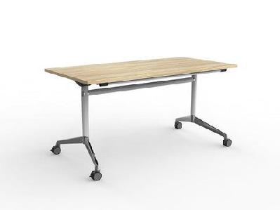 ol modulus flip table with rectangle topnew oak top white base / l1500 x d750