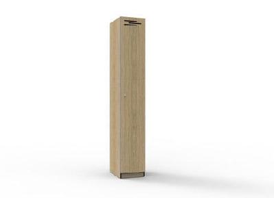 rl 1 door melamine lockernatural oak