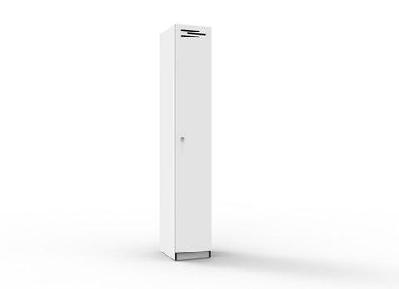 rl 1 door melamine lockernatural white