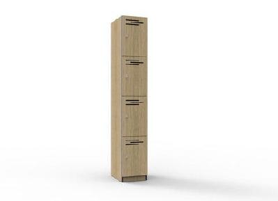 rl 4 door melamine lockernatural oak