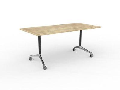ol modulus castor leg meeting tablel1800 x d750 / new oak