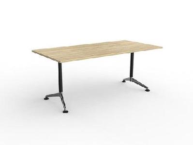 ol modulus fixed leg meeting table l1500 x w750 / new oak