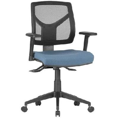 st vesta mesh low back task chair with arms and seat slider white