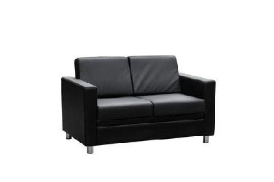 gp marcus lounge 2 seater in black 