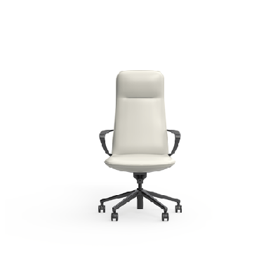 ol nico genuine leather high back executive designer chairlight gray