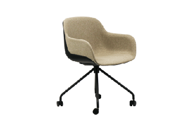 ol venice fabric upholstered breakout chair4 point castor