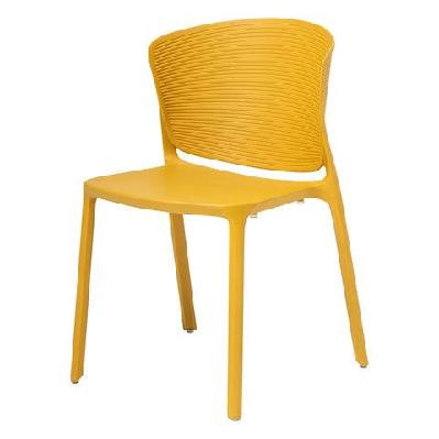 ol ripple hospitality outdoor stackable chair coral red