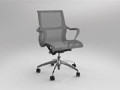 ol scroll mesh back boardroom chairgrey