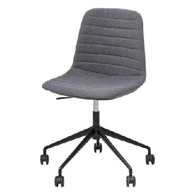 ol sofia fabric upholstered boardroom chair with tiltblack / pewter