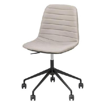 ol sofia pu leather upholstered boardroom chair with tiltblack / light grey