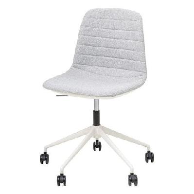 ol sofia fabric upholstered boardroom chair with tiltwhite / grey mist