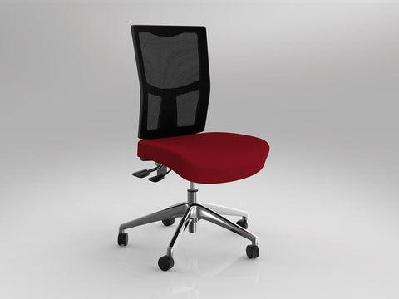 ol urban mesh back fabric upholstered seat task chair orange / chrome