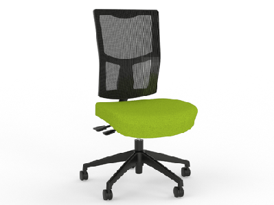 ol urban mesh back fabric upholstered seat task chairavocado green / black