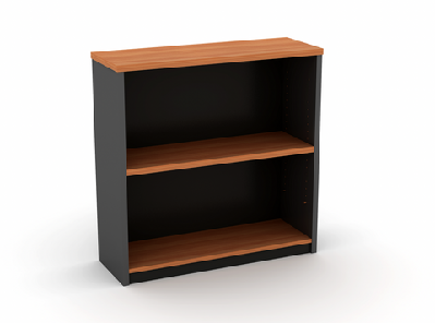 gp omsystem commercial office open bookcase 900mm heightcherry/charcoal