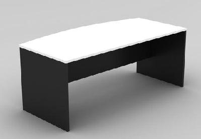 gp omsystem commercial office bow front deskwhite/charcoal / 1800 x 900*750 x 720mm