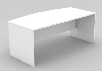 gp omsystem commercial office bow front deskwhite / 1800 x 900*750 x 720mm