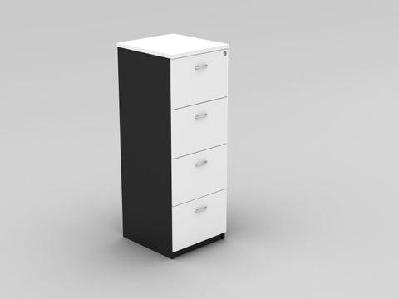 gp omsystem commercial office 4 drawers filing cabinetwhite/charcoal