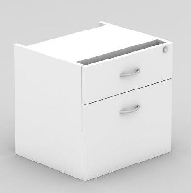 gp omsystem commercial office fix desk pedestal 1 drawer and 1 filewhite