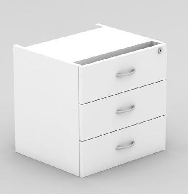 gp omsystem commercial office fix desk pedestal with 3 drawerswhite