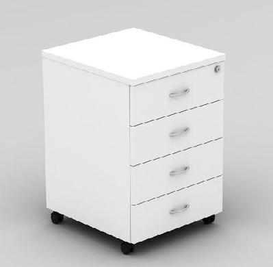 gp omsystem 4 drawers office mobile pedestalwhite