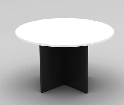 gp omsystem commercial office round meeting tablewhite/charcoal / d1200 x h720mm