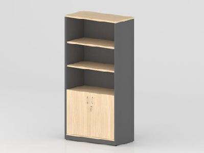 gp omsystem commercial office half door cabinetoak/ ironstone
