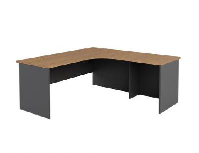gp regal system radial corner workstation - regal charcoalright