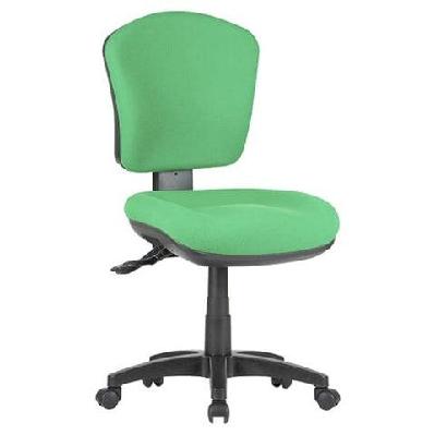 st oriel fabric upholstered low back task chair white