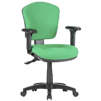 st oriel fabric upholstered low back task chair with arms loop
