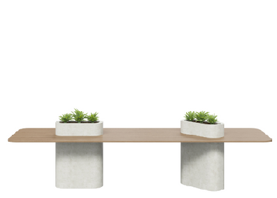 dd omie planter breakout dining table3000mm / without plant