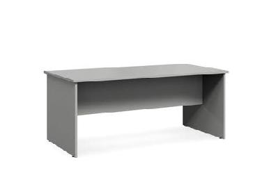 dd accent office desk with modesty panel1500l x 750d / grey