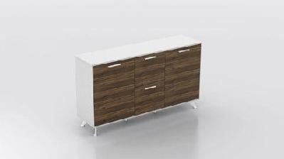 gp potenza buffet with 2 doors and 2 filing drawerscasnan / white