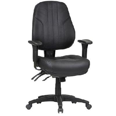 st rover genuine leather high back multi shift executive chair