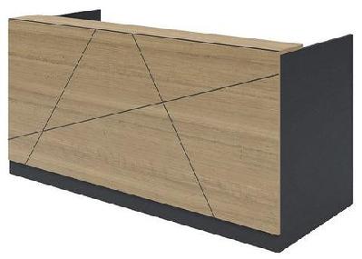 dd apollo reception counter with front kicker 1500w x 900d x 1100h 
